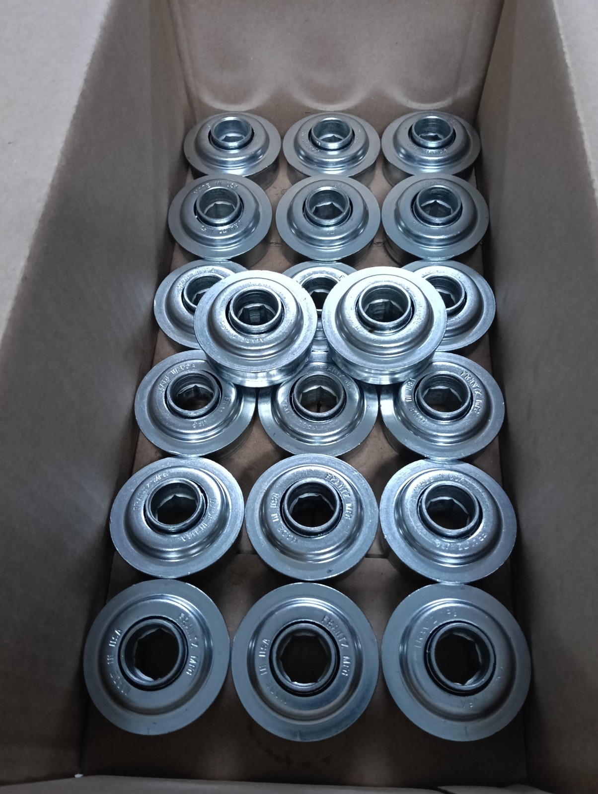 2500 FRANTZ (Lot 10 Pcs) Hex ID 11/16″ Conveyor Bearing NEW BEARING