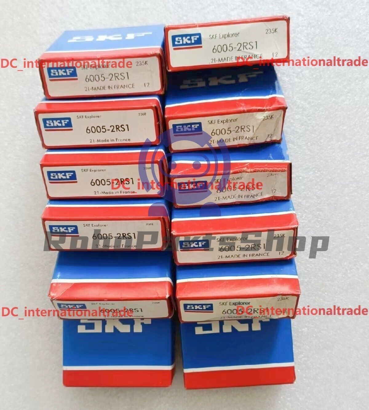 NEW SKF 6005-2RS1 single row deep groove ball bearing 1PCS #DC