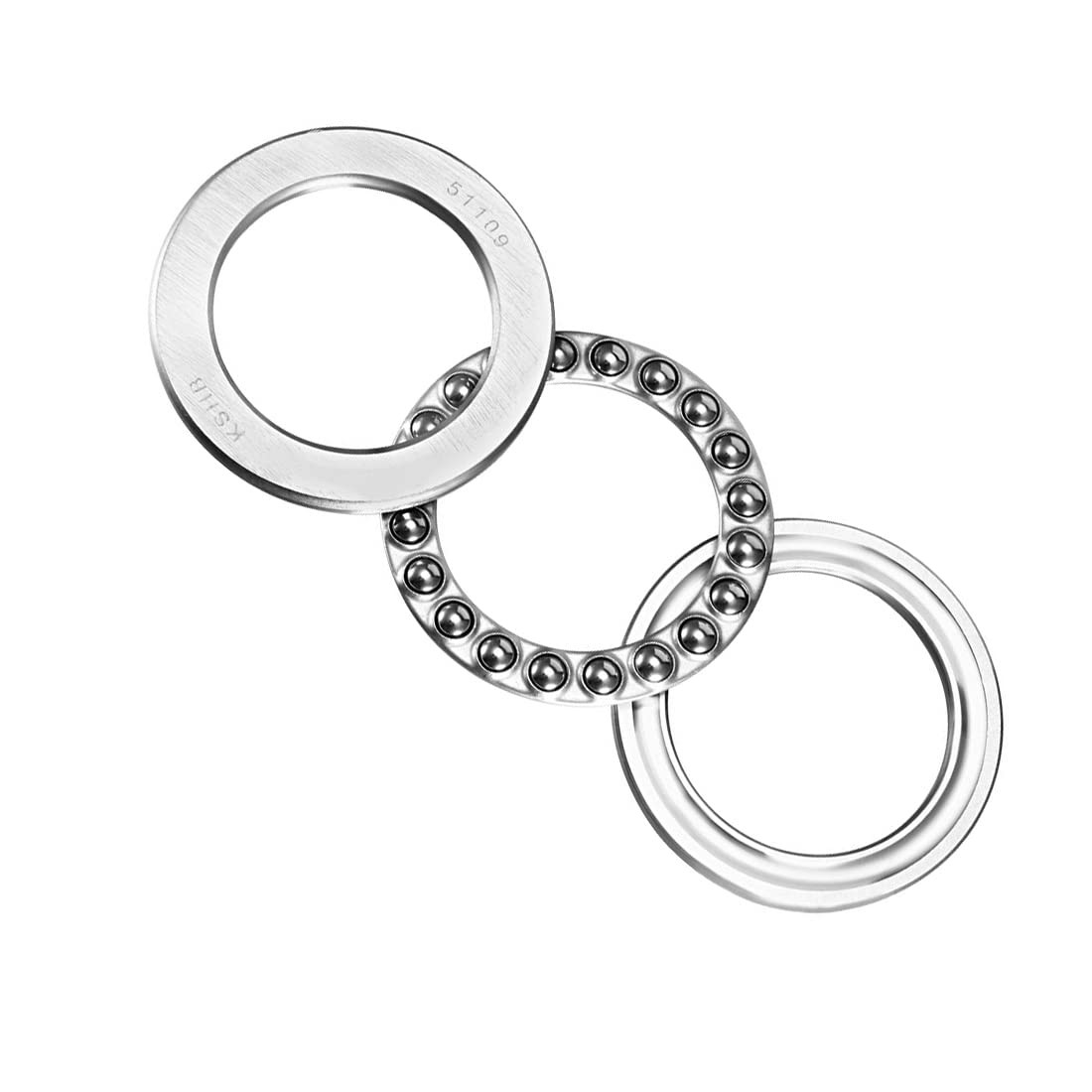 uxcell 51109 Thrust Ball Bearings 45mm x 65mm x 14mm Chrome Steel ABEC3 Single R