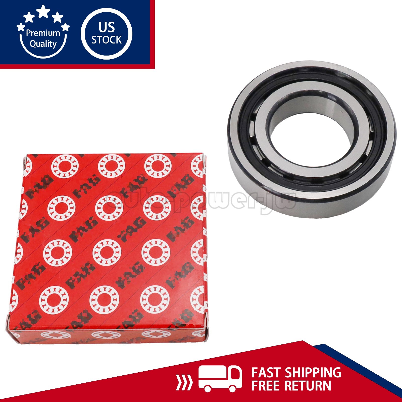 ⭐NEW Fits For FAG 20208 TVP Barrel Roller Bearing 40x80x18mm US