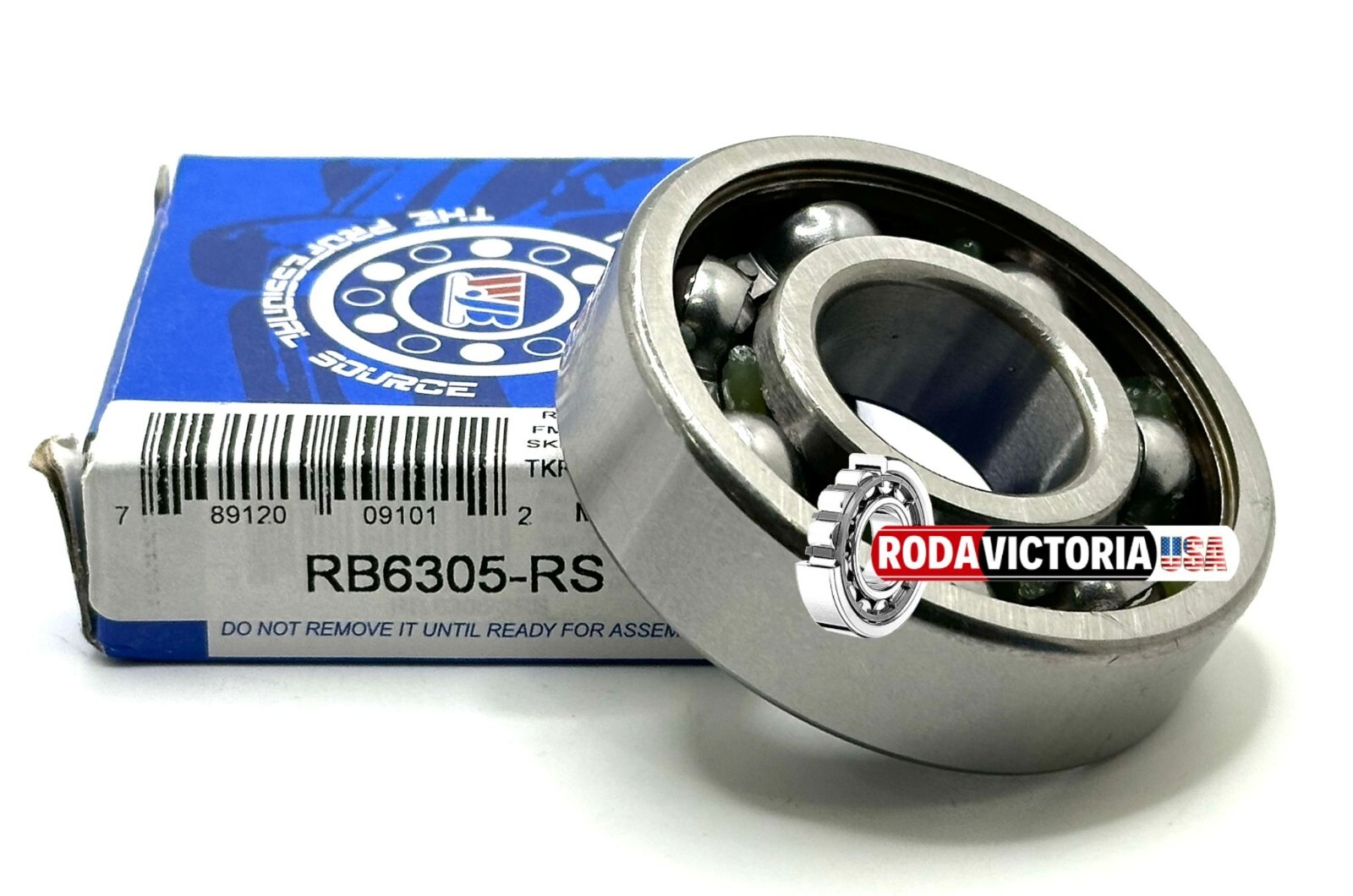 WJB 6305 RS BALL BEARING, RUBBER SEALED ONE SIDE 25x62x17mm