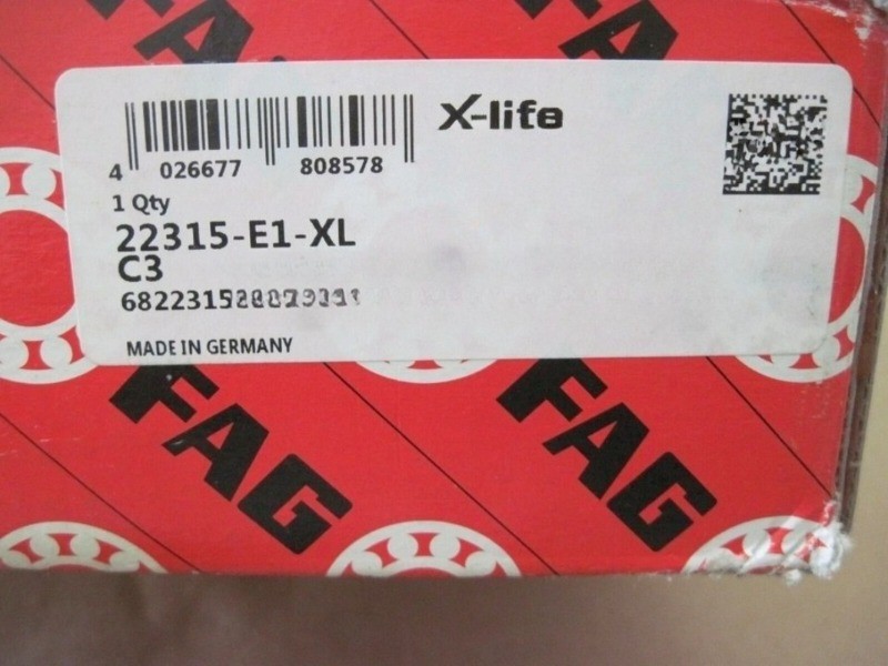 1PCS Brand New FAG 22315-E1-XL-C3 Self-aligning Spherical Roller Bearing