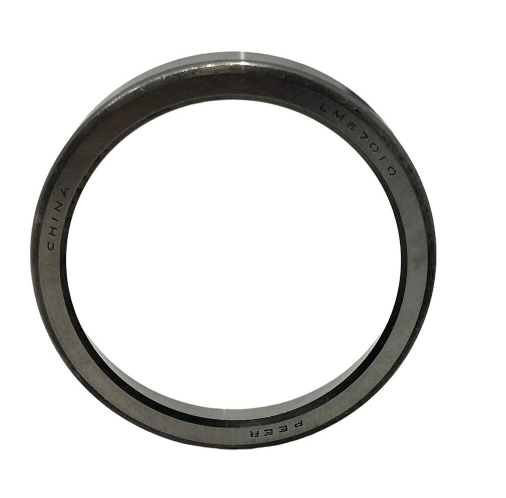 Peer Steel Non-Flanged Tapered Roller Bearing Cup 2.32″ OD X .46″ Width -LM67010