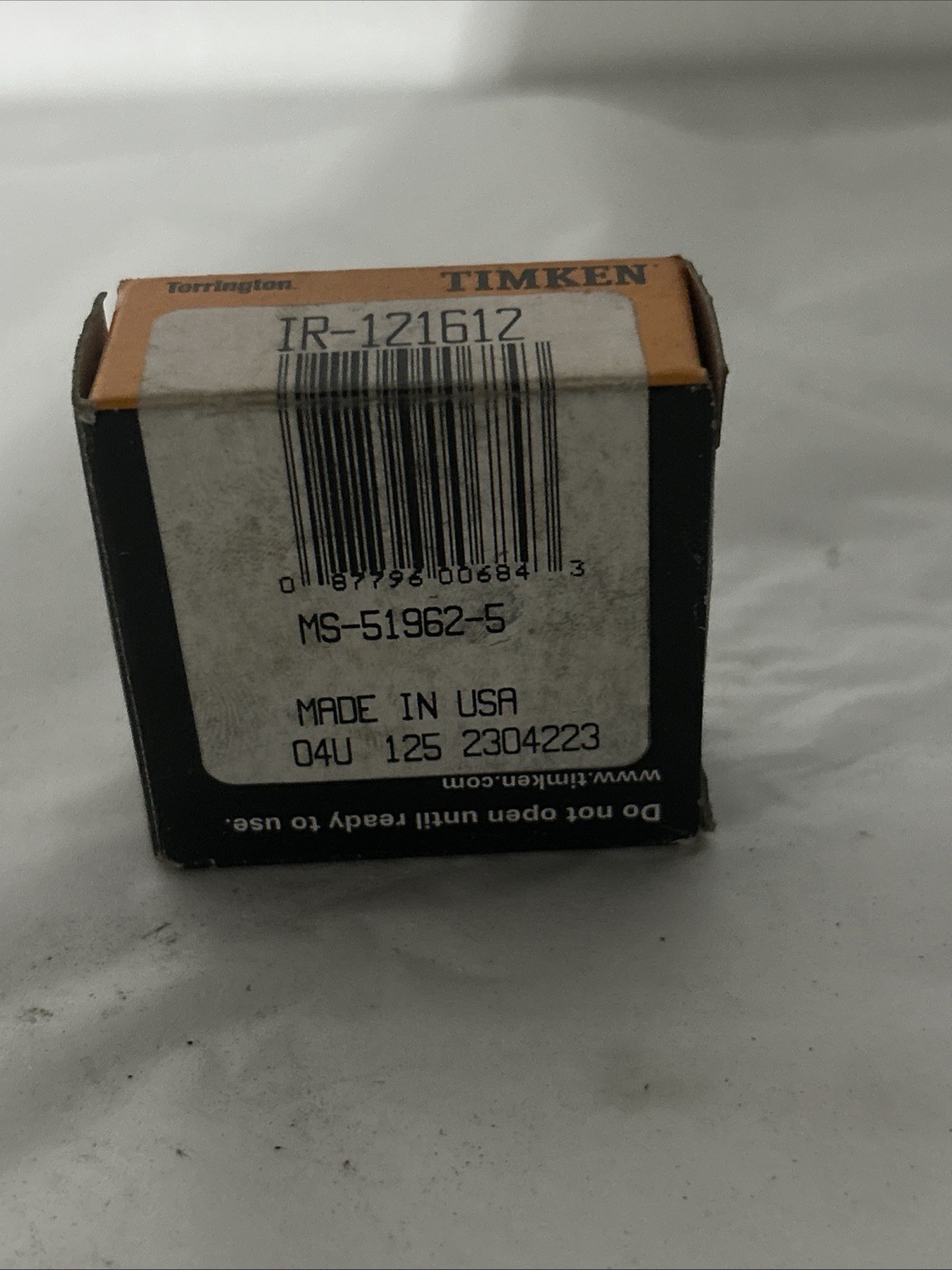 206376 New In Box; Timken IR-121612 Bearing Inner Ring 3/4″ID x 1″ OD x 3/4″ W