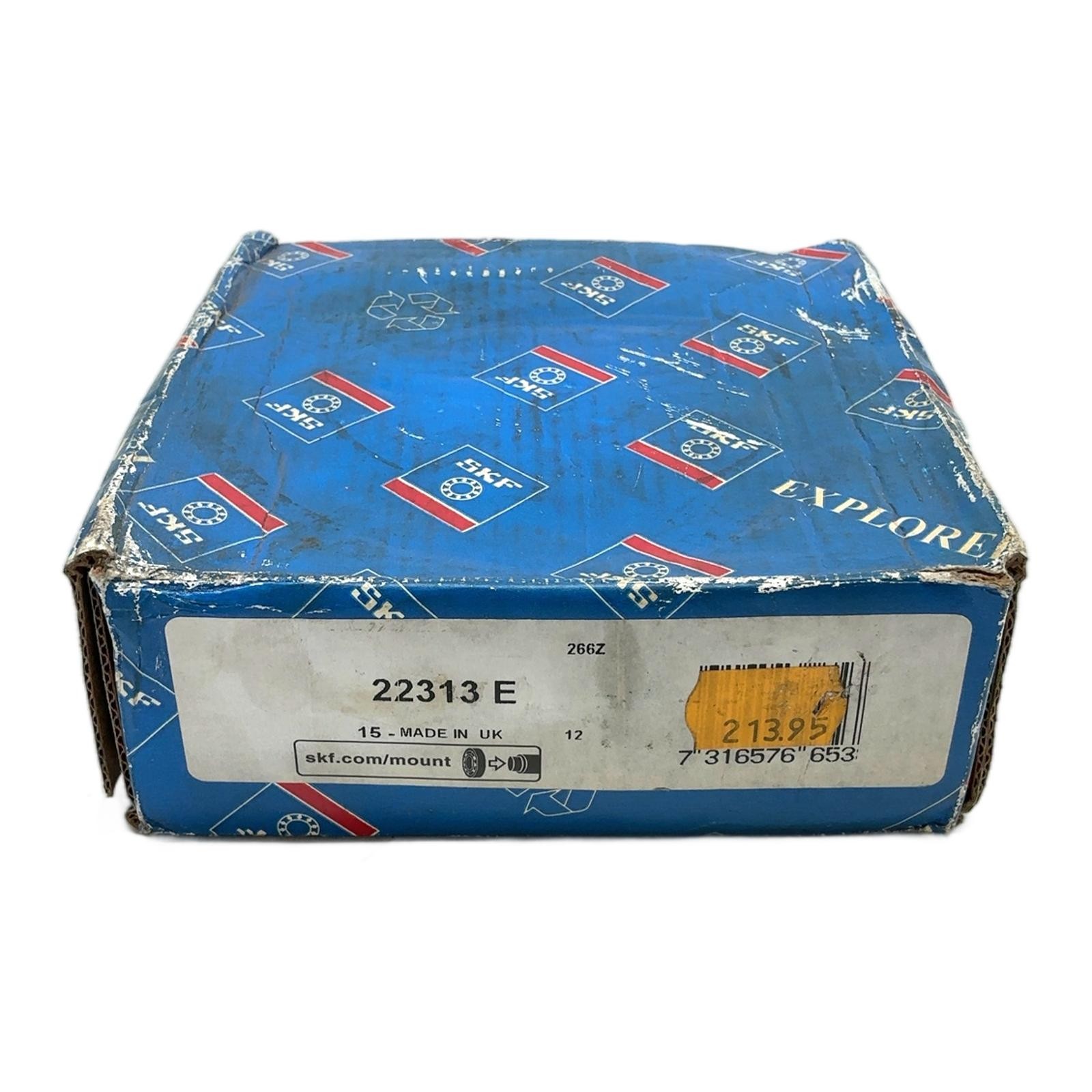 22313 E SKF, SKF Spherical Roller Bearing 65x140x48mm 22313 E EXPLORER, 22313…