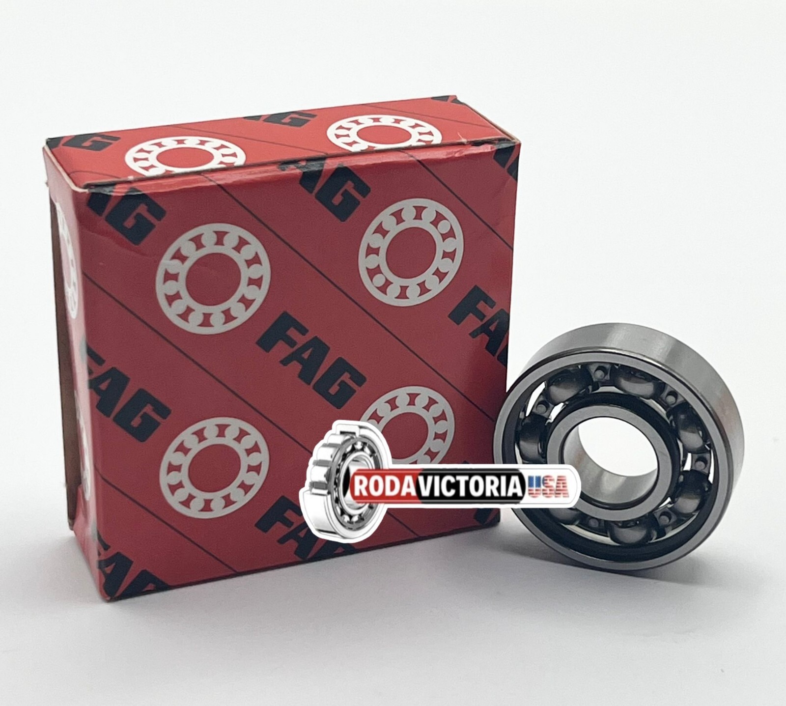 FAG 6000 C3 DEEP GROOVE BALL BEARING, OPEN TYPE, NO SEALS 10x26x8 mm