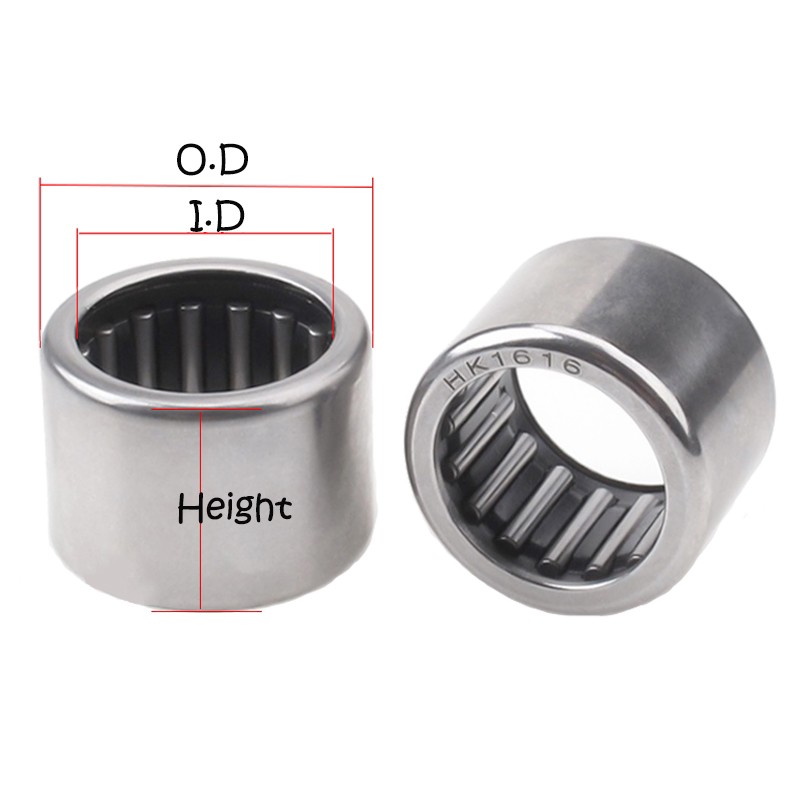HK Needle Bearing ID 3mm – 20mm Drawn Cup Needle Roller Bearings Height 6mm-30mm