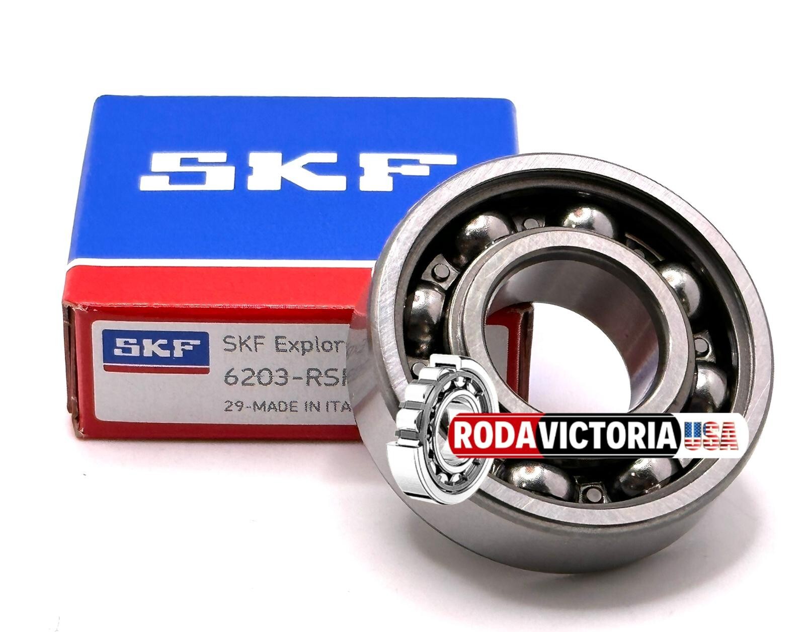 SKF 6203 RSH DEEP GROOVE BALL BEARING, ONE SIDE OPEN 17x40x12mm