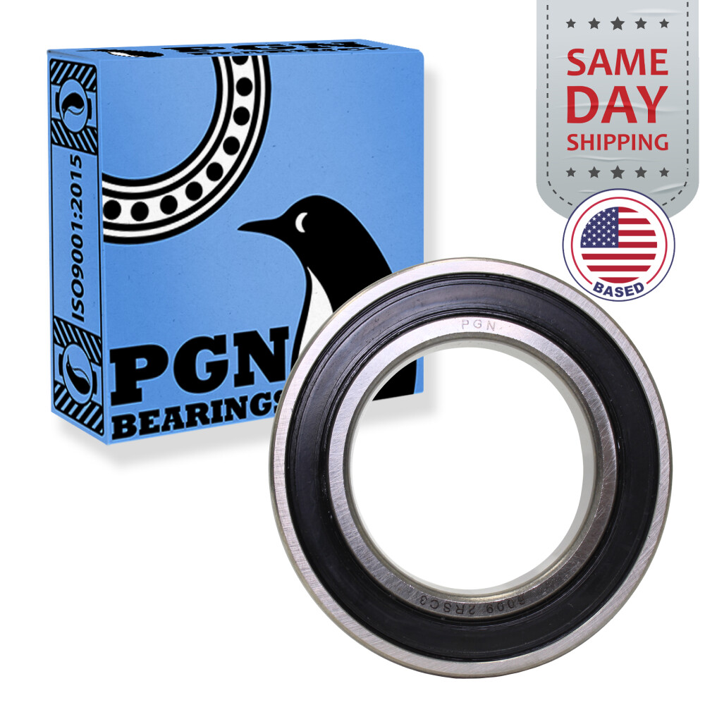 6009-2RS Premium Rubber Seal Ball Bearing C3 EMQ, 45x75x16, 6009 2RS 6009rs