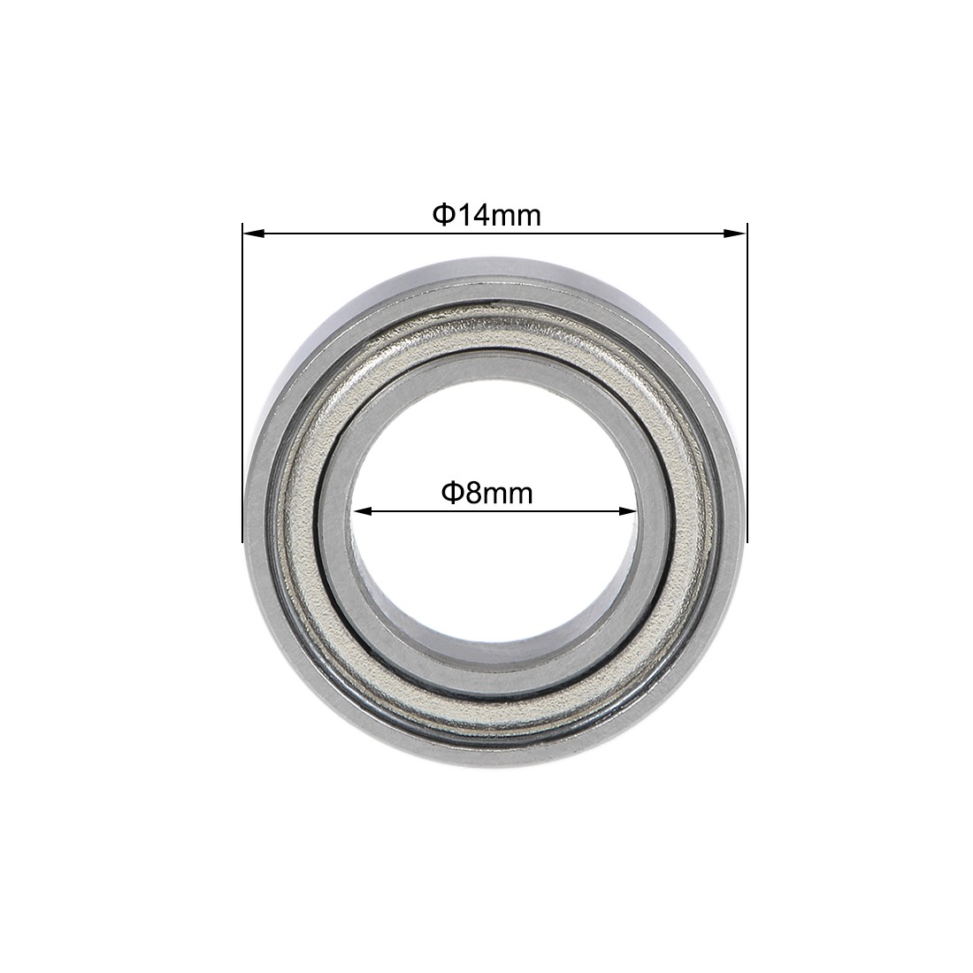 MR148ZZ Ball Bearings Z2 Double Shielded Chrome Steel 20sets