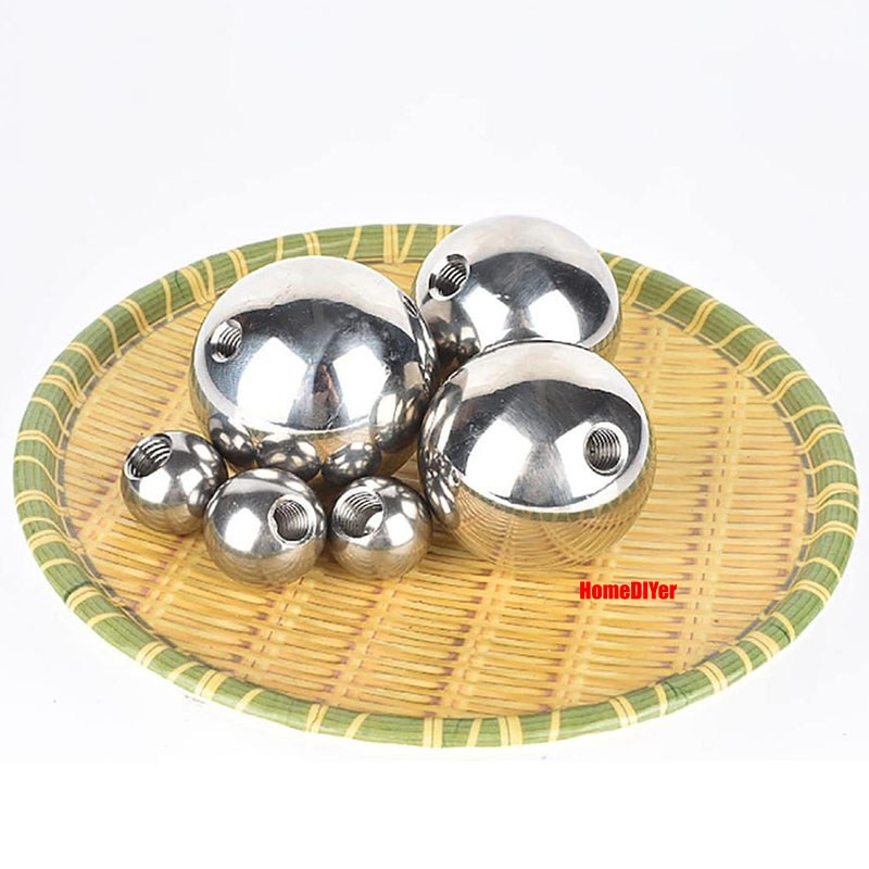 Stainless Steel Blind Hole Ball With Thread M2-M12 Drilling Balls Dia 5mm~30mm