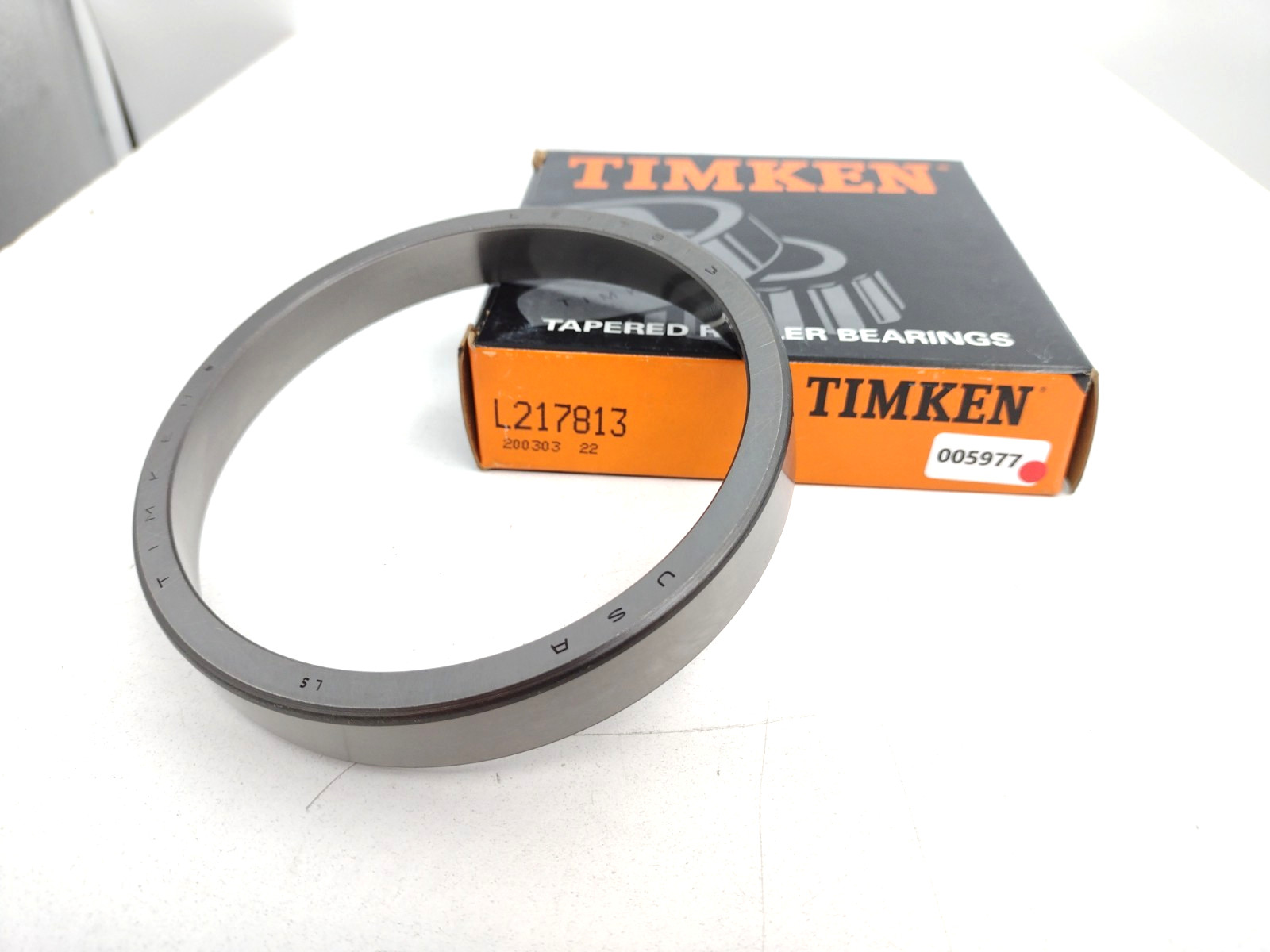 *** Timken L217813 Tapered Roller Bearing Cup 5-inch OD