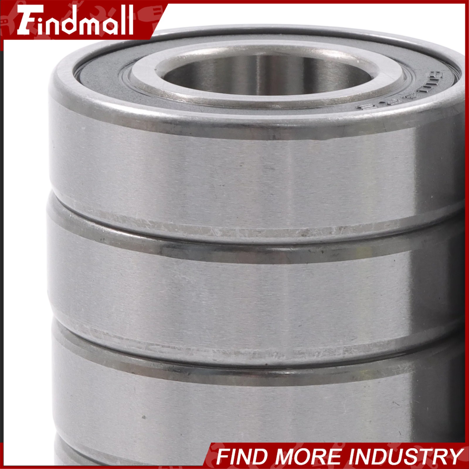 Findmall 6004-2RS C3 Ball Bearing 20x42x12mm 10 Pcs Premium Rubber Sealed
