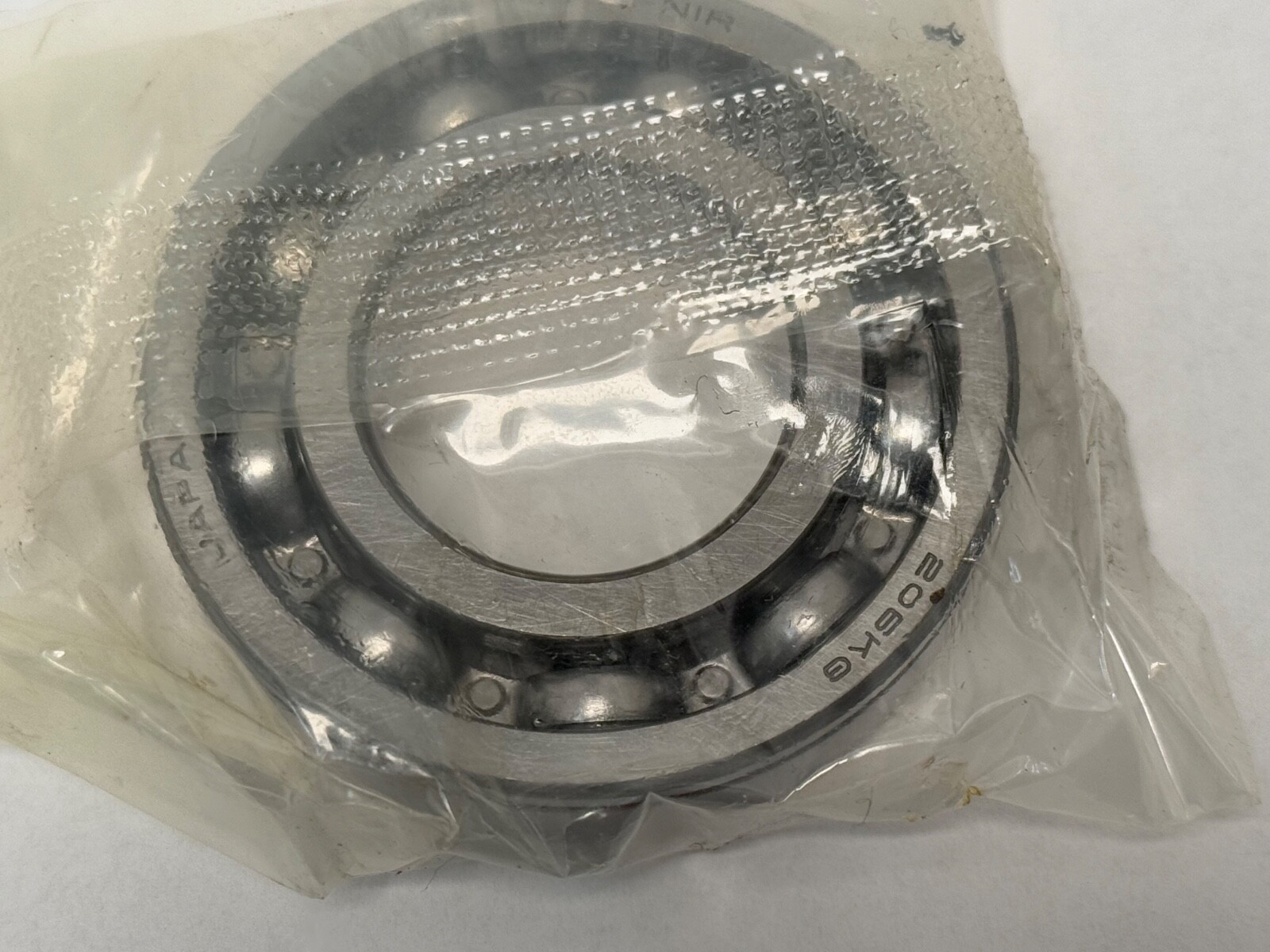 Fafnir 206KG Bearing Open w/ Snap Ring 6206-NR 206-K-G 30x62x16 mm
