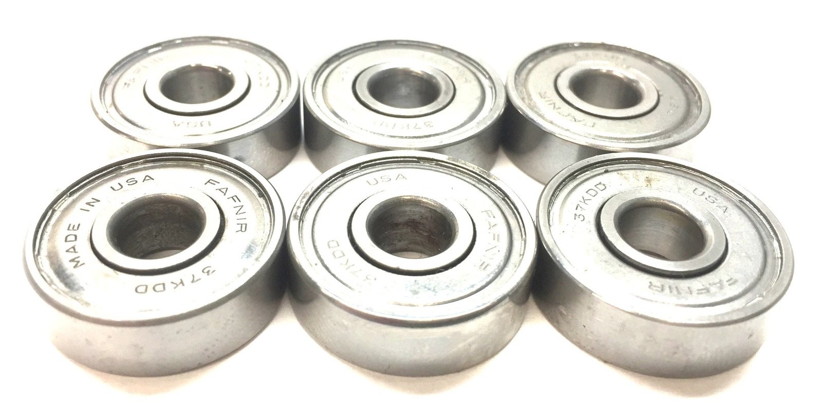 FAFNIR Sealed Roller Ball Bearing 37KDD [Lot of 6] NOS