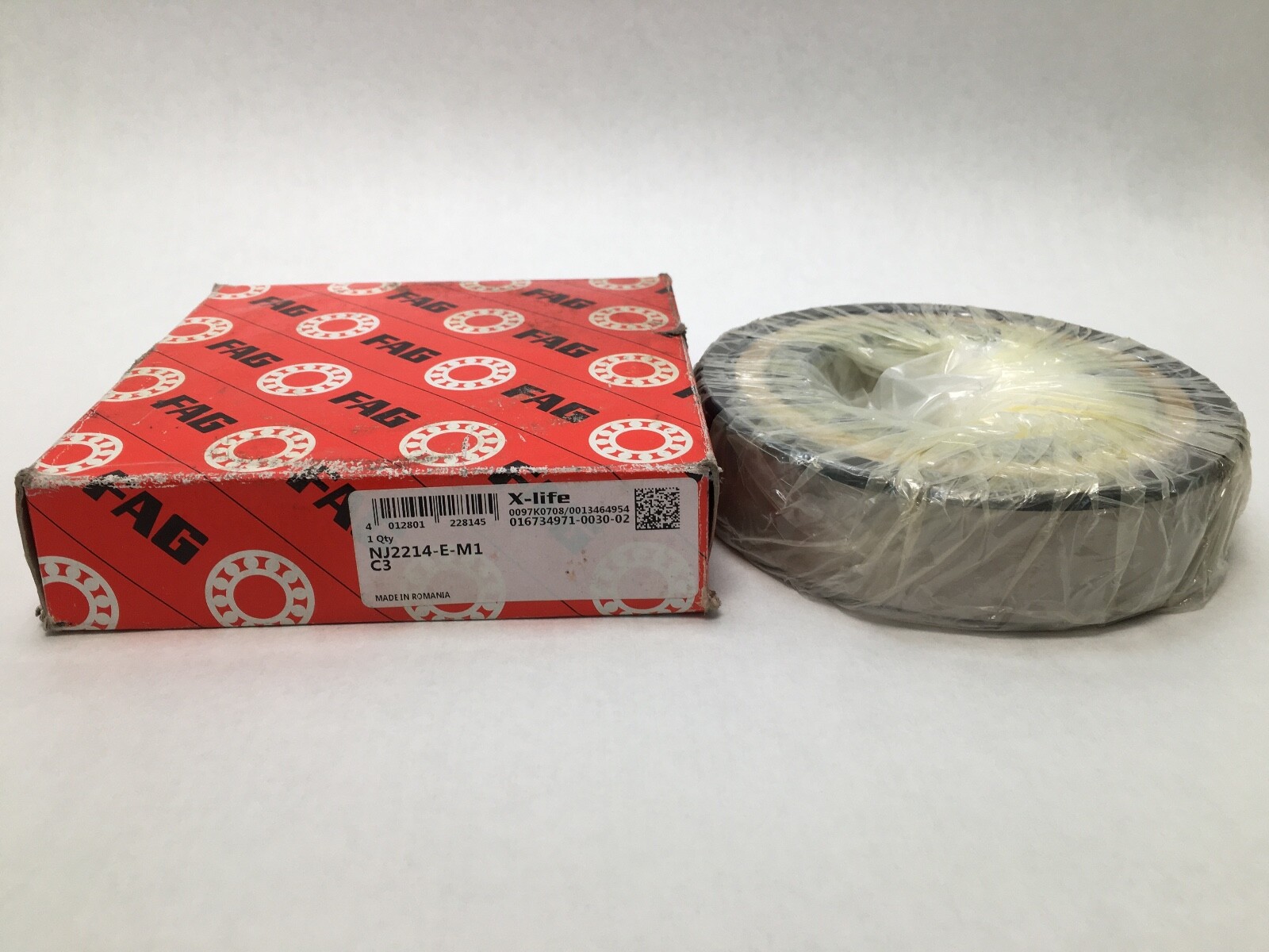 FAG NJ2214-EM1-C3 Cylindrical Roller Bearing 70x125x31 mm NJ 2214 E M1 C3
