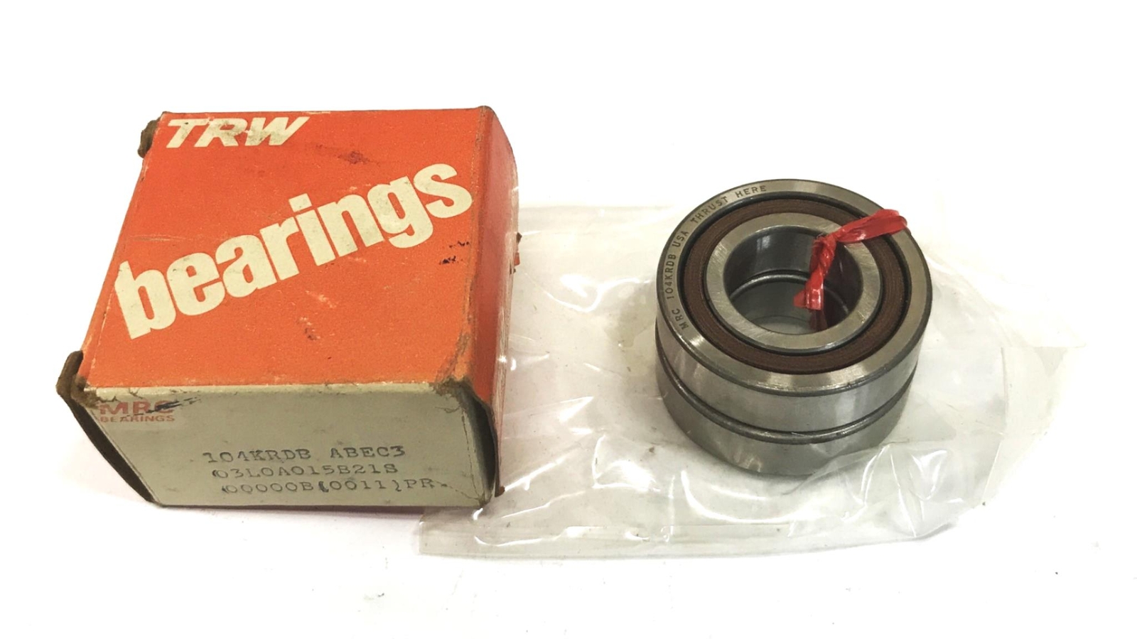 TRW MRC Ball Bearing Set 104KRDB-ABED3 NOS