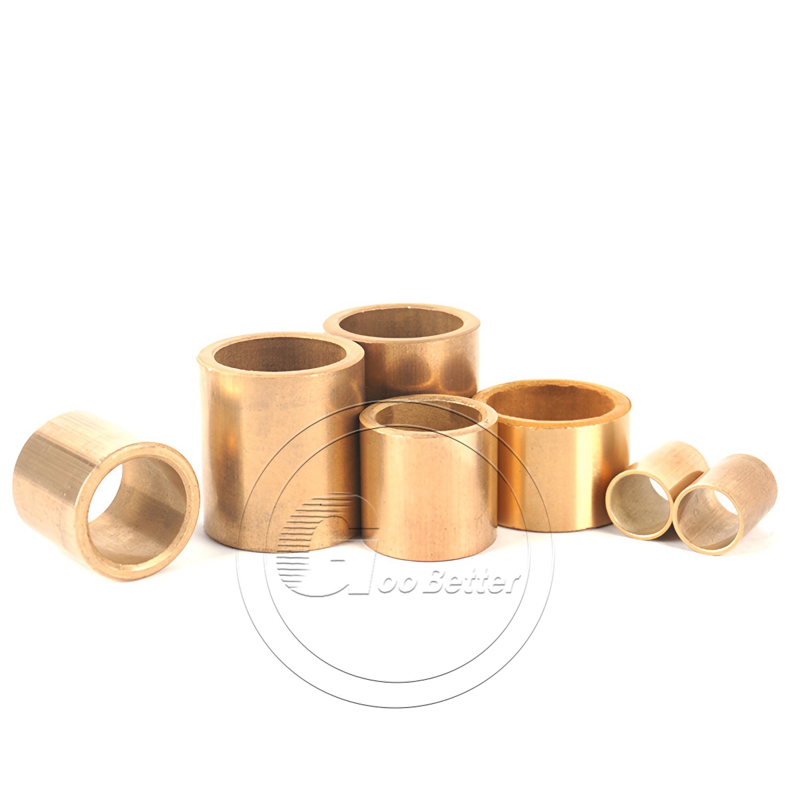 Metric Plain Oil Filled Sintered Bronze Bushes – Bore 16mm to 60mm – Choose Size