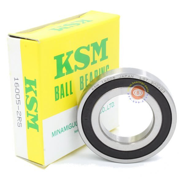 16005-2RS Ball Bearing 25x47x8 Sealed 16005-2RS1 – KSM Japan