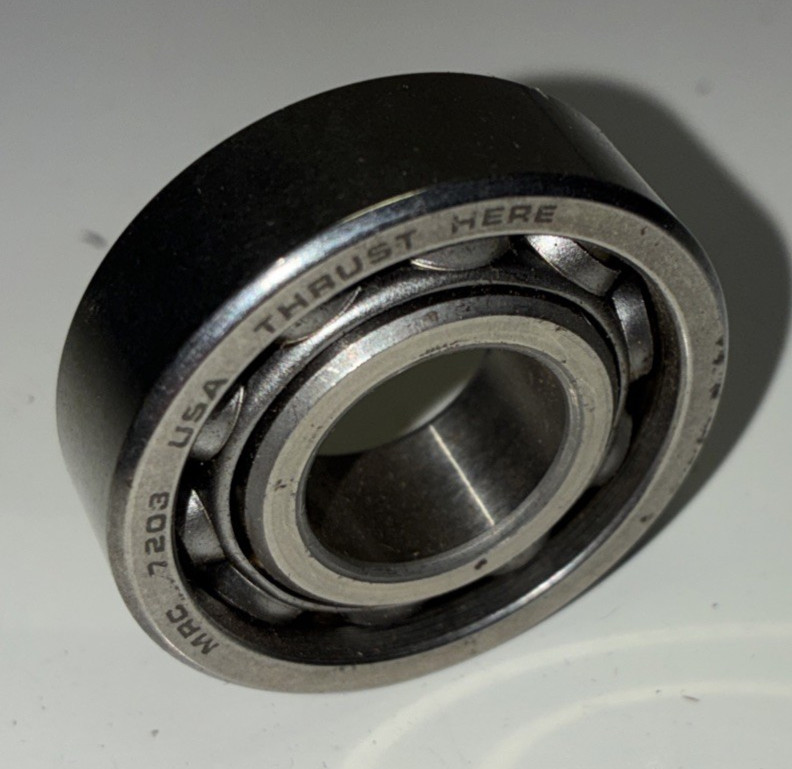 Vintage MRC TRW 7203 ABEC1 Angular Contact Ball Bearing NOS USA Interchange SKF