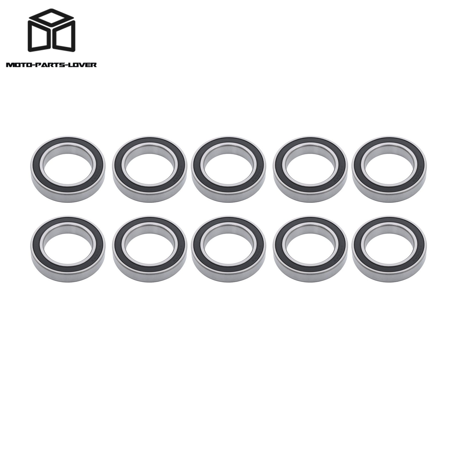 40x62x12mm 6908-2RS Bearings 10pcs Double Rubber Sealed