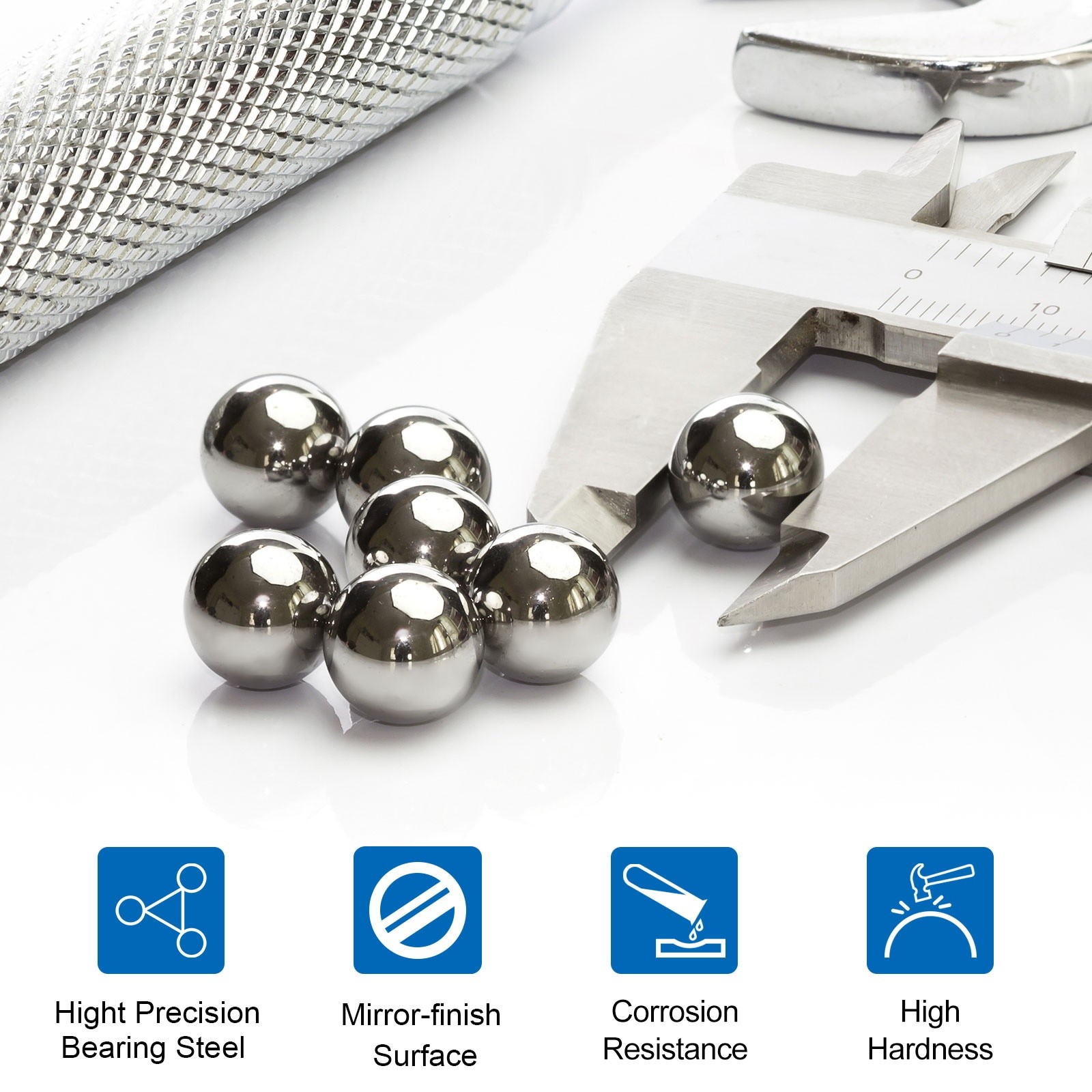10pcs Precision Balls 25mm Diameter G200 Solid Chrome Steel Bearing Balls