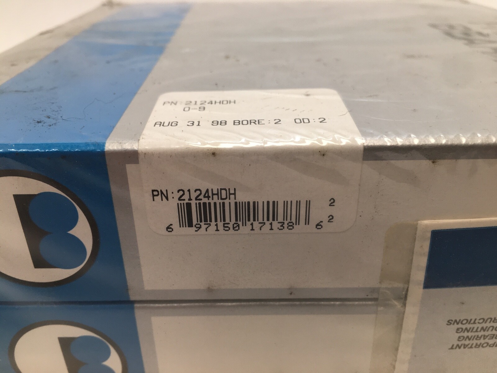 Barden 2124HDH Angular Bearing 120x180x28 mm 7124 2124-HDH USA Set