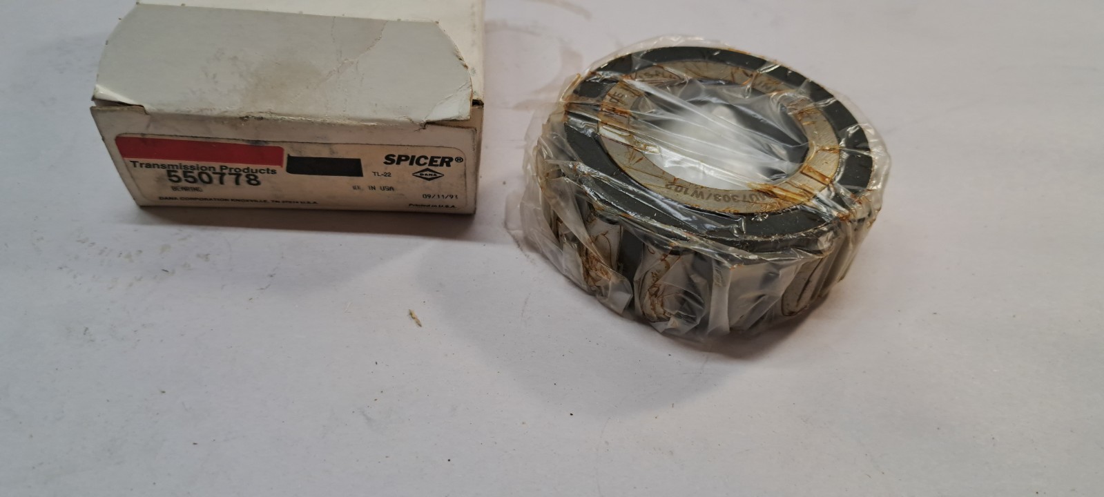 SPICER MU7308L Cylindrical Bearing 50mm ID 27mm OD MU-7308-L USA 550778