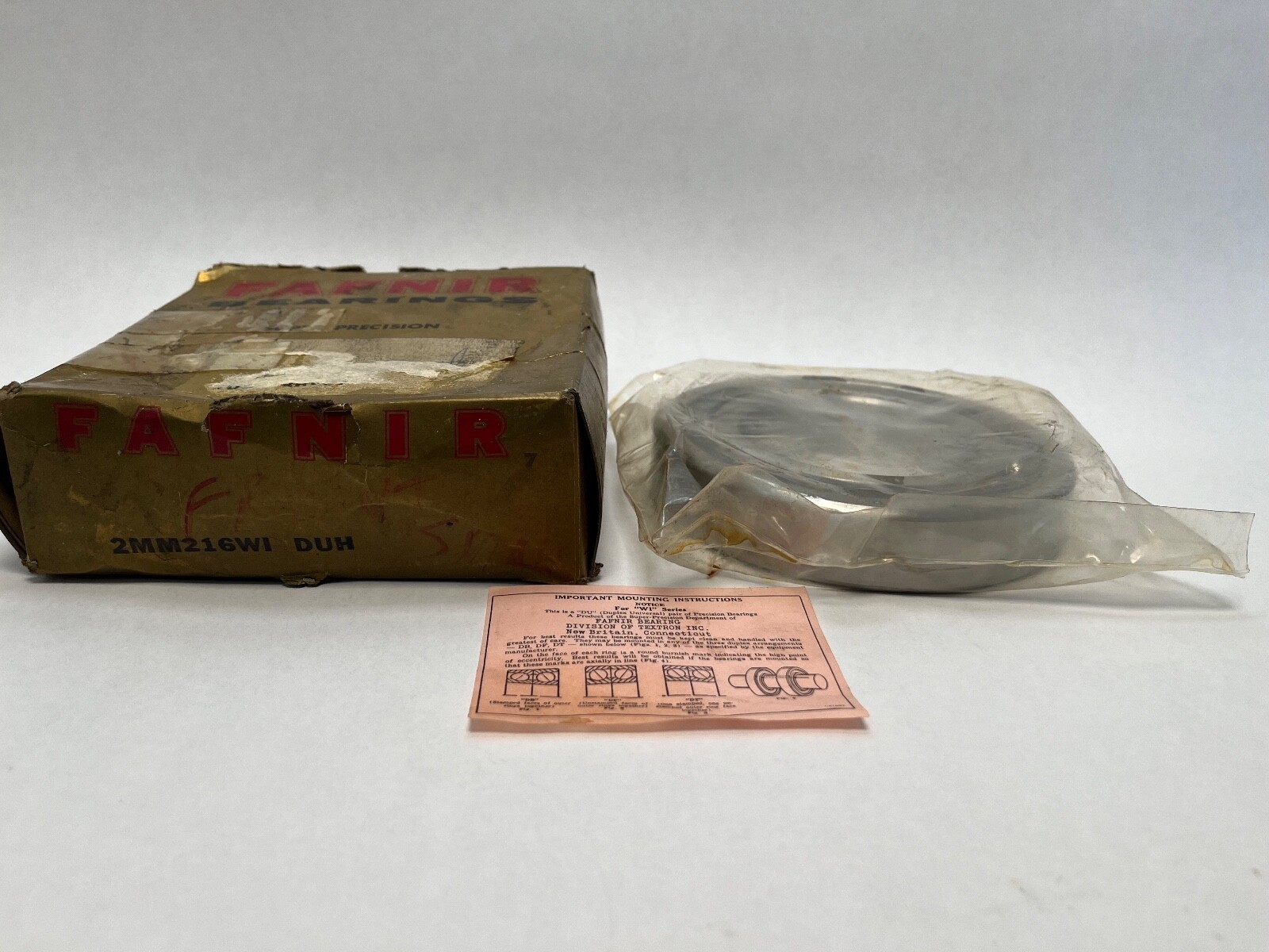 Fafnir 2MM216WI-DUH Angular Bearing 80x140x26 mm 7216C 2MM-216-WI-CR-DUH USA