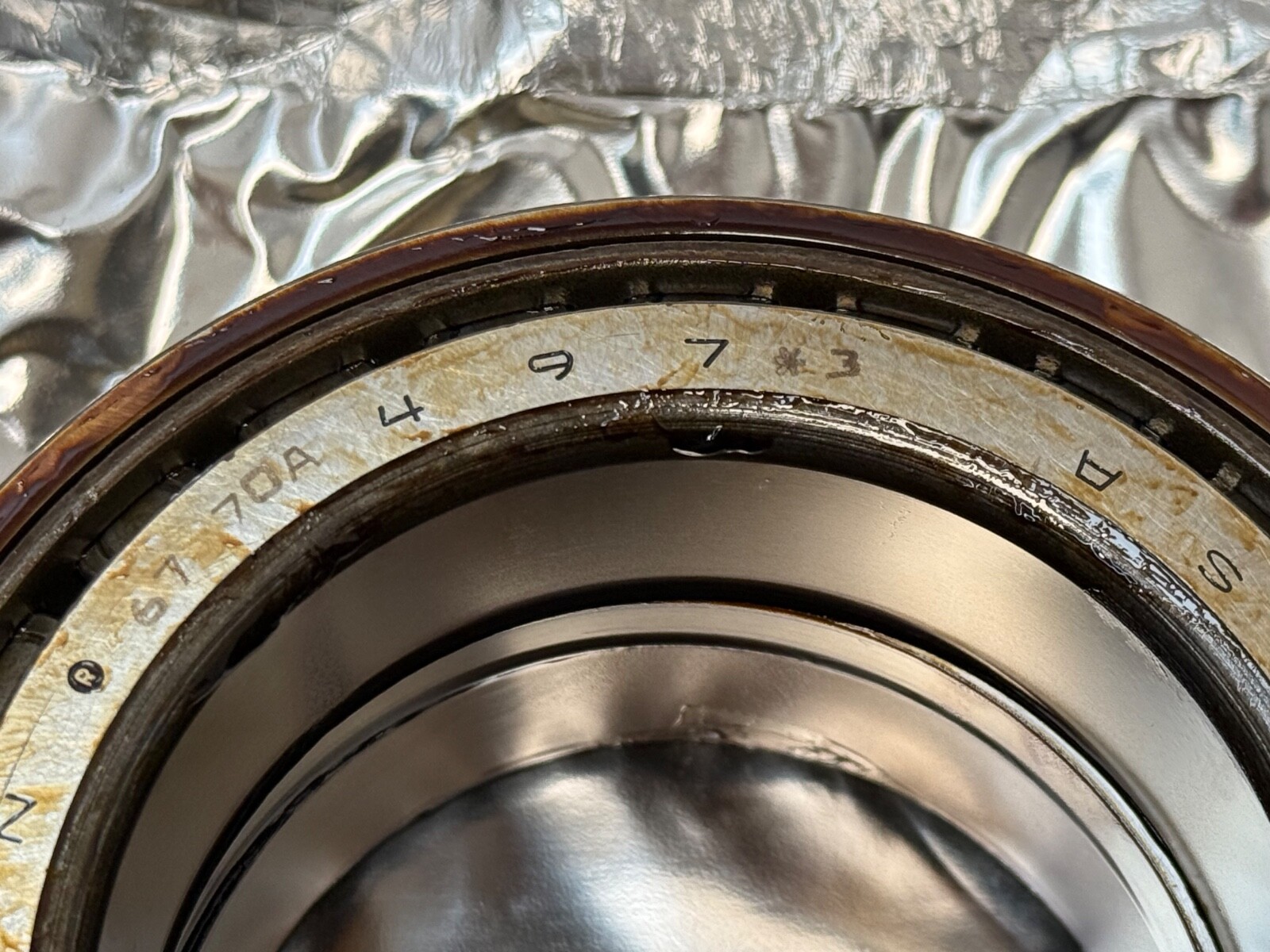 Timken 497-90204 Double Taper Bearing Cone&Cup 497/493D/X3S 3-3/8″ ID 5-3/8″ OD