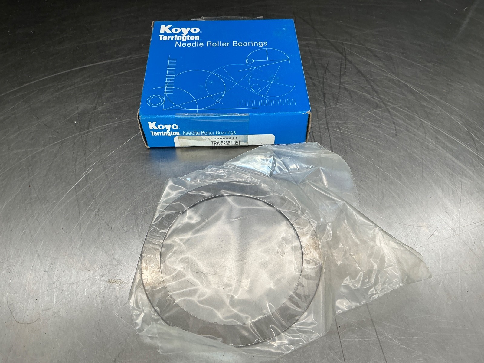Koyo TRA-5266 Thrust Washer – Needle Roller Thrust, 3-1/4 in ID, 4-1/8 in OD