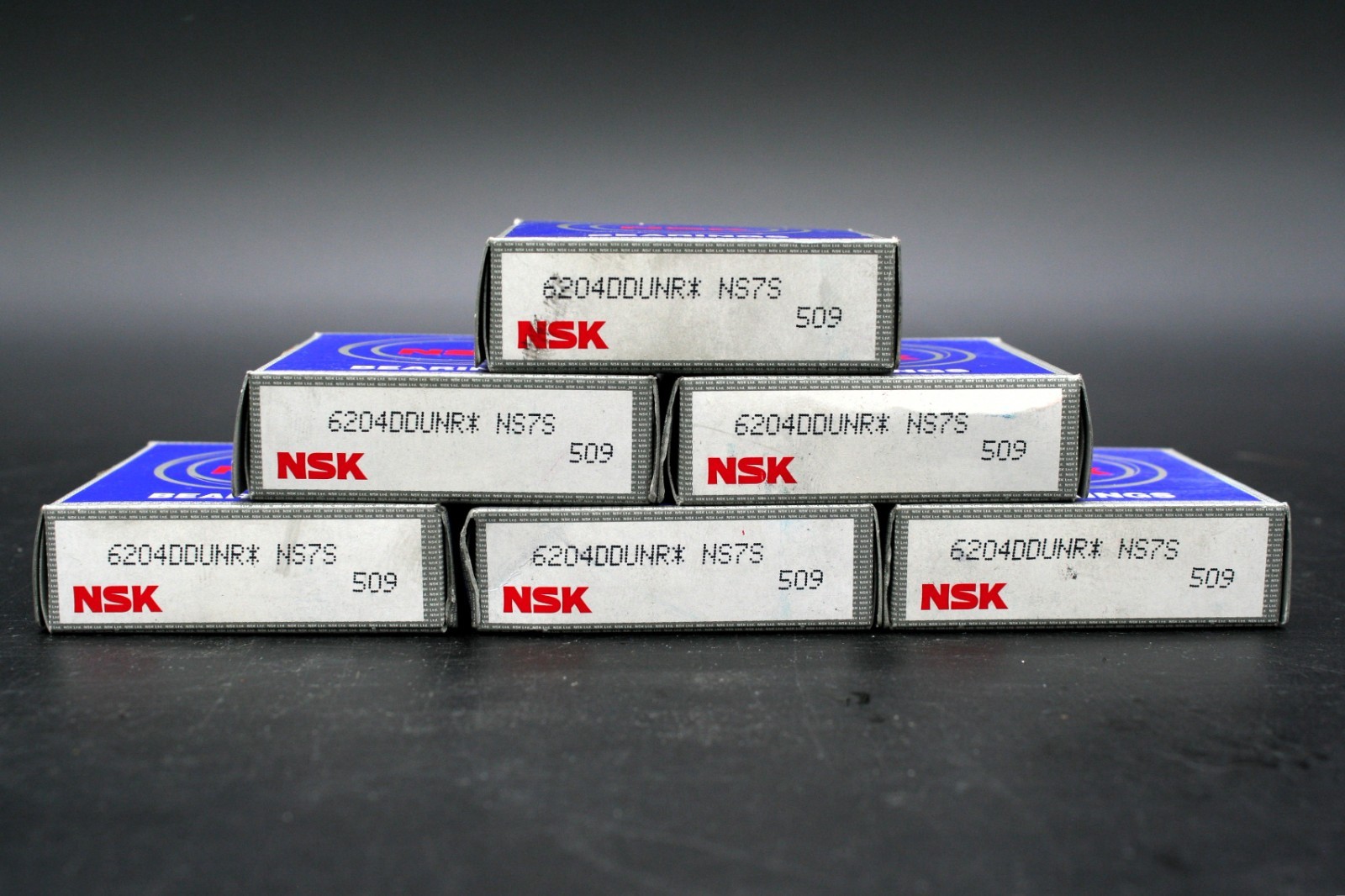 One (1) NSK 6204DDUNR Single-Row Deep Groove Ball Bearing 20 mm Bore NEW