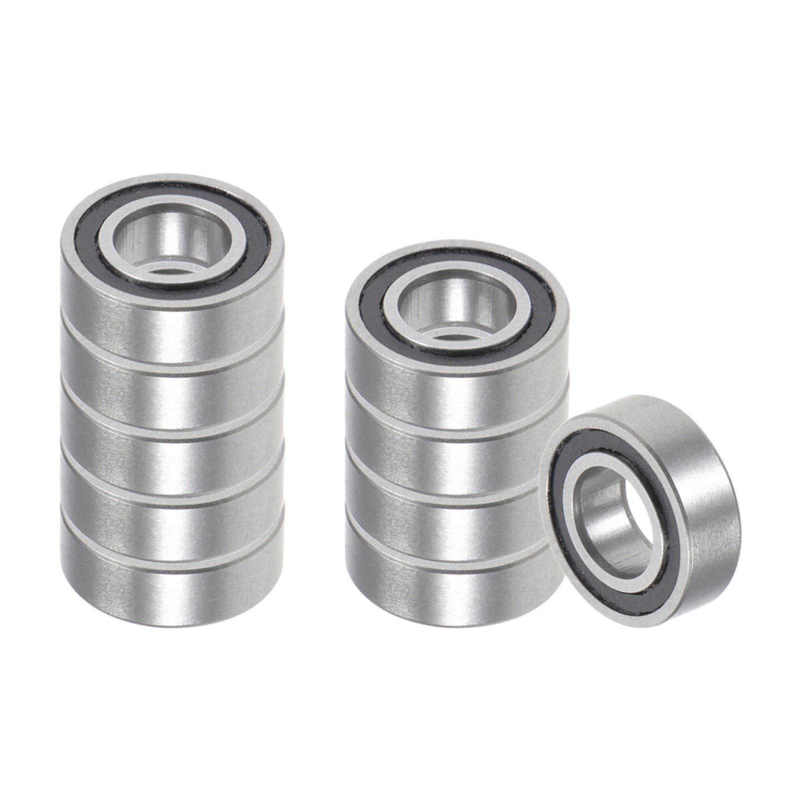 10pcs Ball Bearings 3/16 Inch x 3/8 Inch x 1/8 Inch Chrome Steel ABEC3