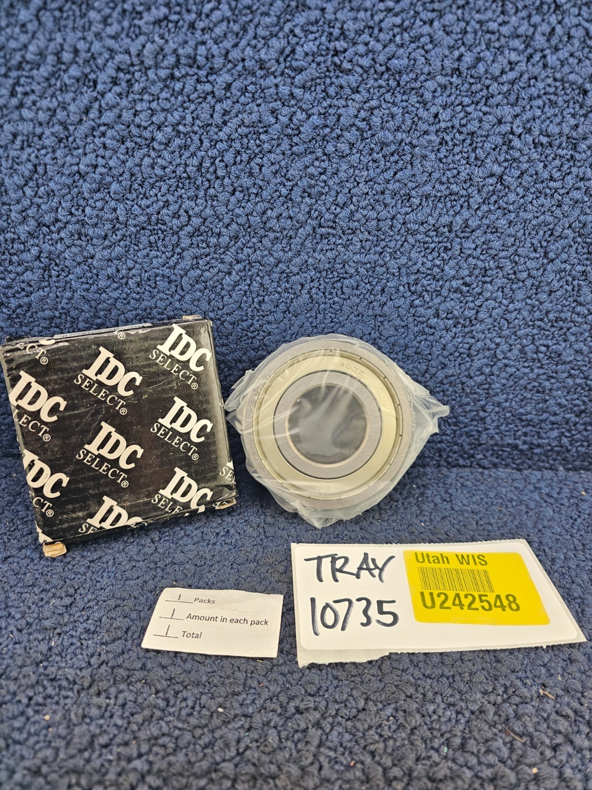IDC Select 6307 ZZ: 6300 Series Radial Ball Bearing 35mm x 80mm x 21mm