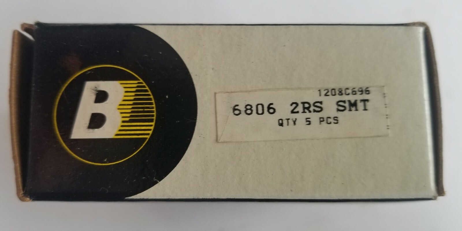 One(1) Bearings Unlimited (BL) 6806 2RS SMT Single Row Ball Bearing