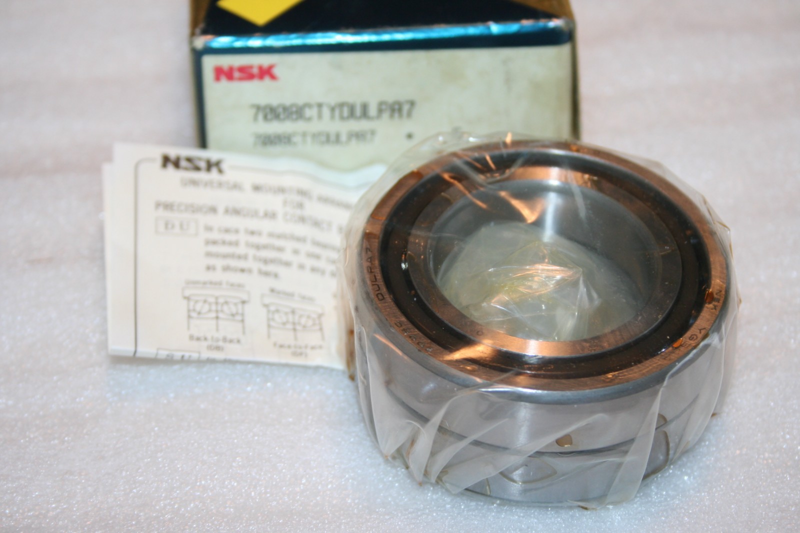 (Matched Set of 2) GENUINE NSK 7008 CTYDULP A7 Super Precision Bearings * NEW *