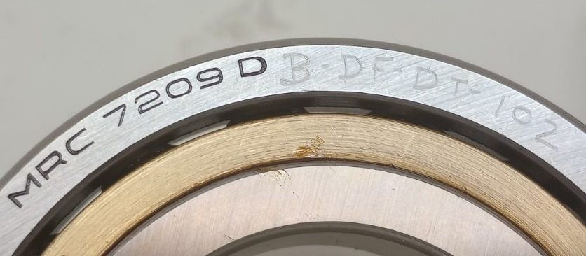 MRC 7209D B-DF-DT-102 Angular Contact Ball Bearing 45X85X19mm (Pack of 2)