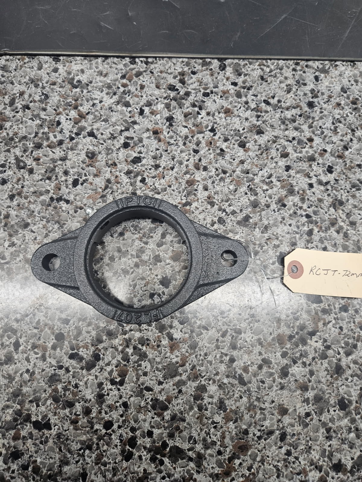 BEARING PART # RCJT-72MM 2 BOLT CAST BEARING HOUSING