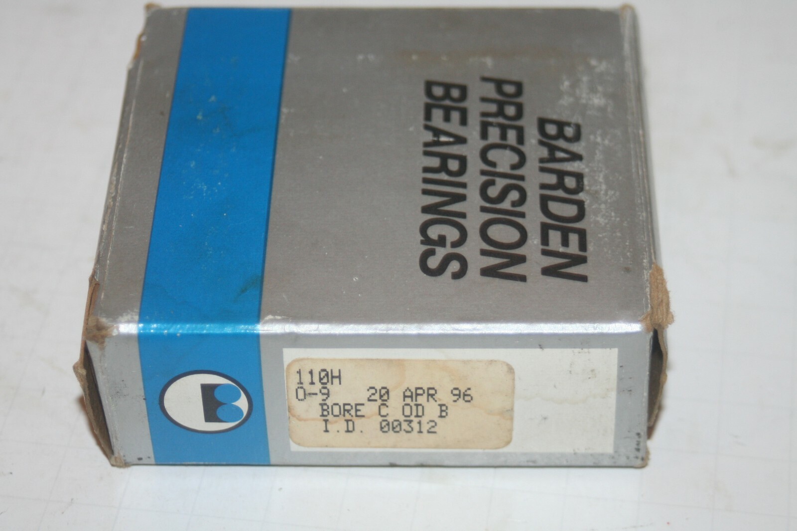 BARDEN 110H 0-9 Precision Angular Contact Bearing 110-H * NEW *