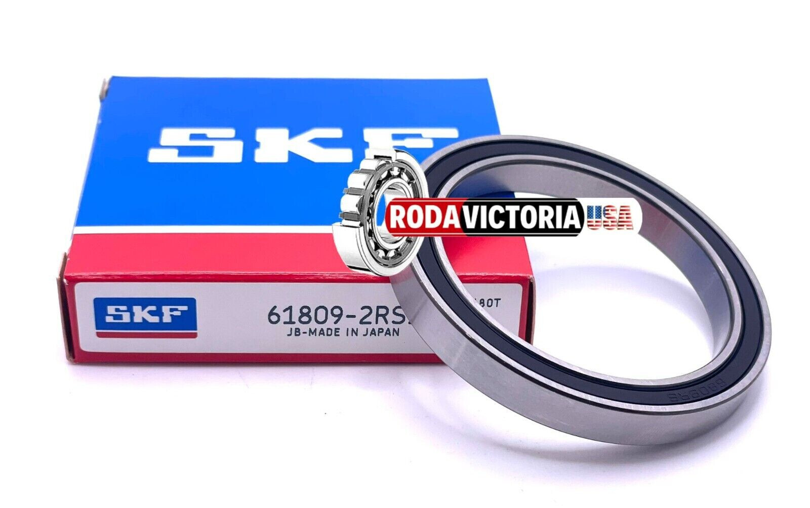 NEW SKF 61809-2RS1 Deep Groove Ball Bearings 45x58x7 mm 6809-2RS 6809RS