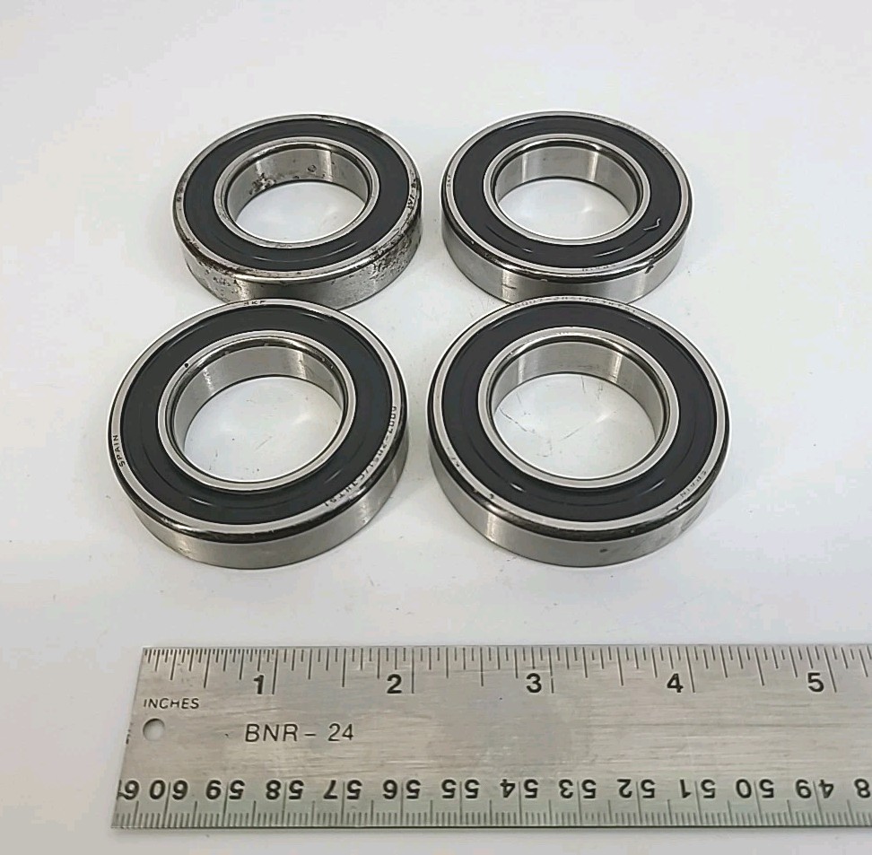 SKF 6007-2RS1/C3 HTS1 Rubber Seal Ball Bearing 35x62x14 PACK OF 4