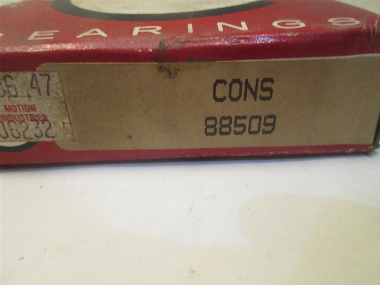 Consolidated Bearing 88509 Double Shielded