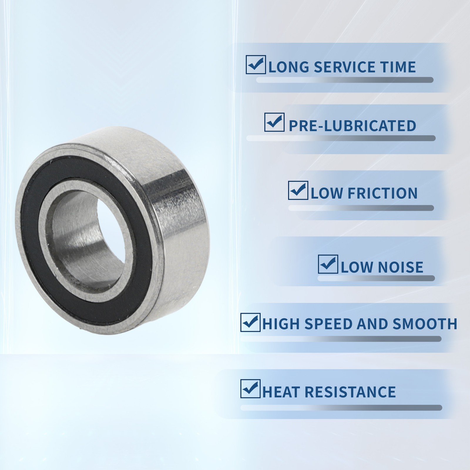 MR105-2RS Deep Groove Ball Bearings 5x10x4mm 1 Pc Scooter Skateboard Wheel