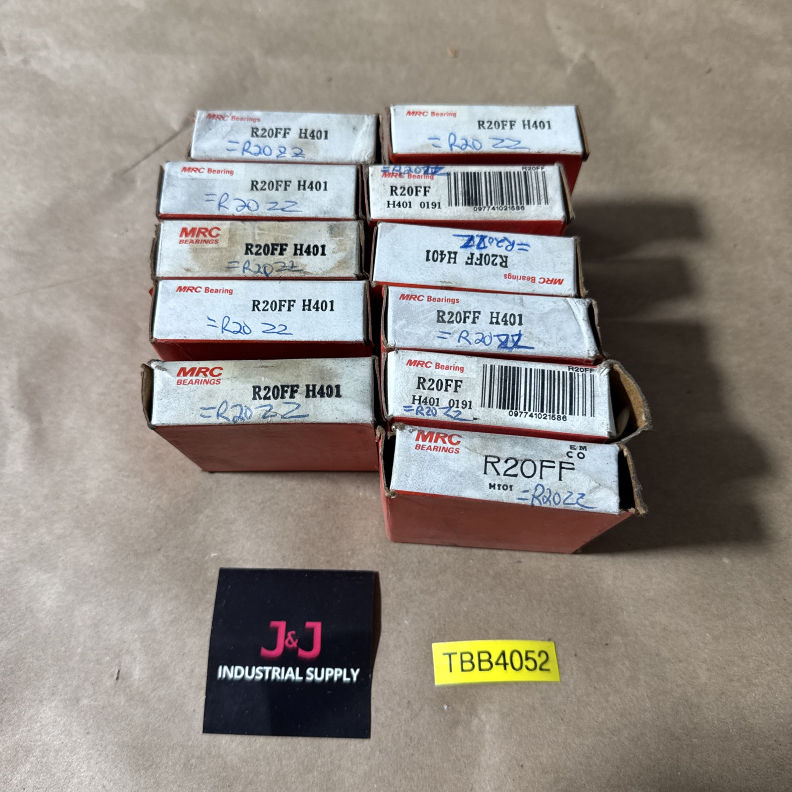 New lot of 11 MRC Bearings R20FF H401 Warranty Fast Shipping 🇺🇸