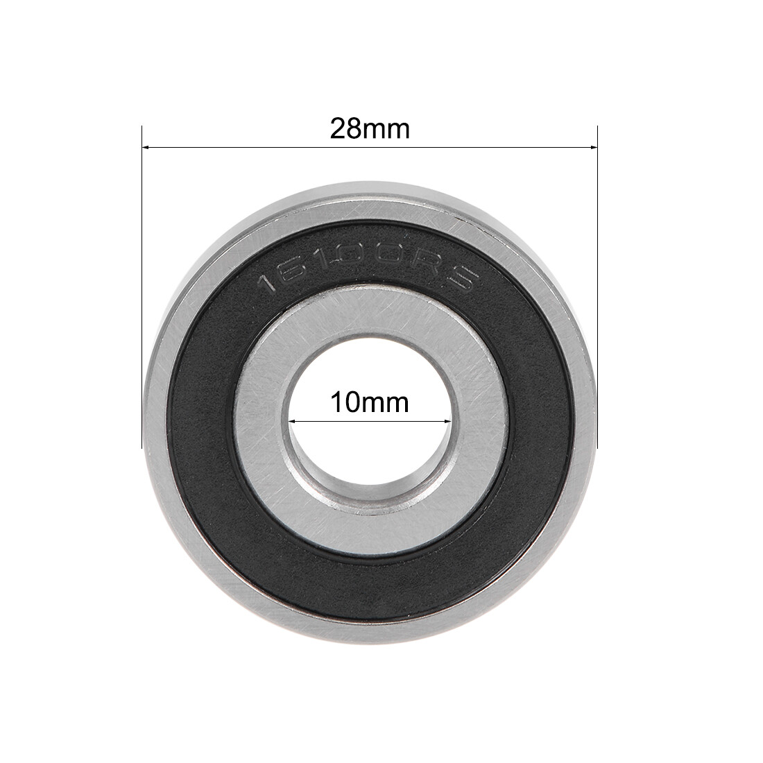 10Pcs 16100-2RS Ball Bearing 10mm IDx28mm ODx8mm T Double Sealed P0