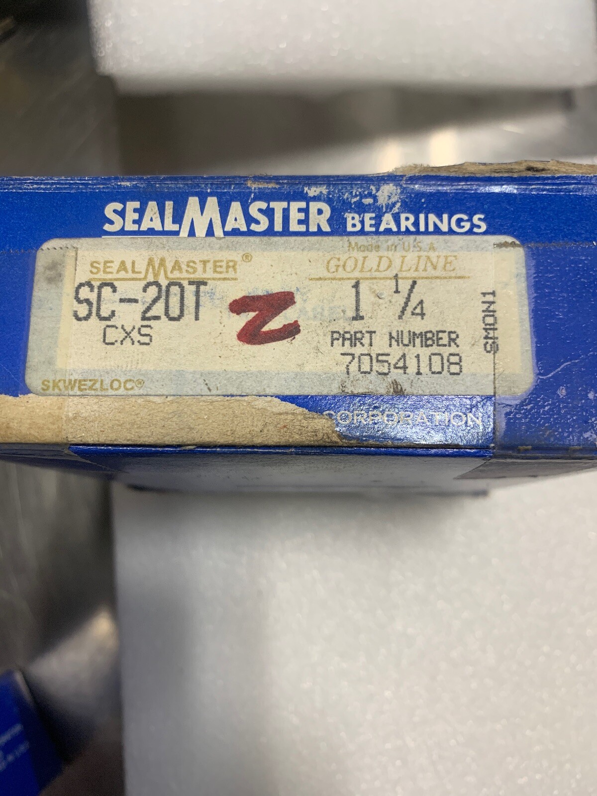 SEALMASTER SC-20T Ball Bearing Cartridge Unit *NEW**