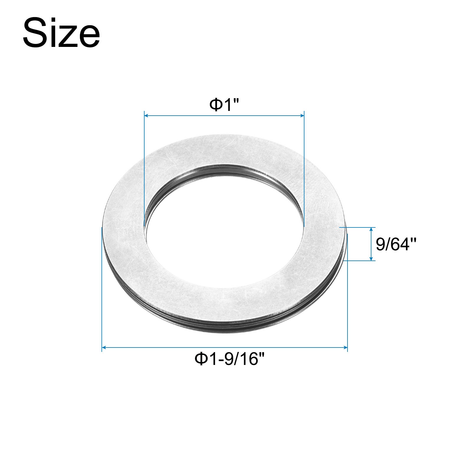 4 Sets NTA1625+2TRA Thrust Needle Roller Bearings 1×1-9/16×5/64 , P5 (ABEC 5)