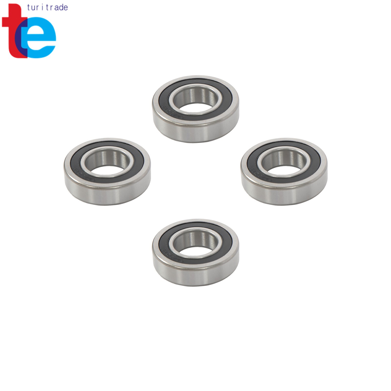 4pcs 62/32-2RS Sealed Ball Bearings 32mm x65mm x17mm Industrial