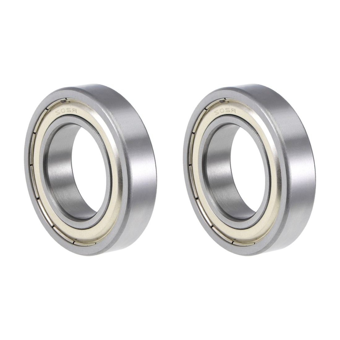 R20ZZ Deep Groove Ball Bearing 1-1/4 Inch x 2-1/4 Inch x 1/2 Inch Z2 2pcs