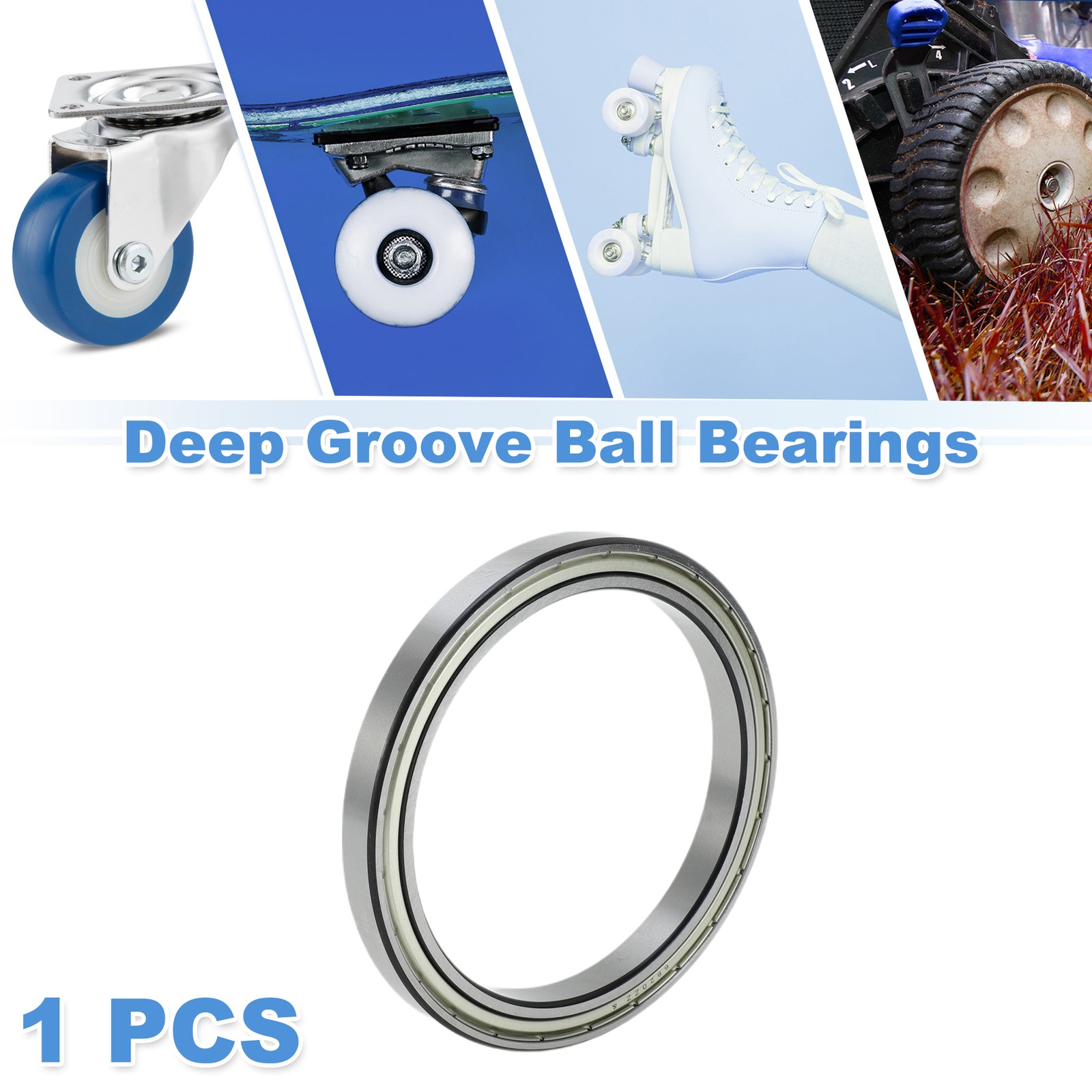 6820ZZ Deep Groove Ball Bearings 100x125x13mm 1 Pc Scooter Skateboard Wheel